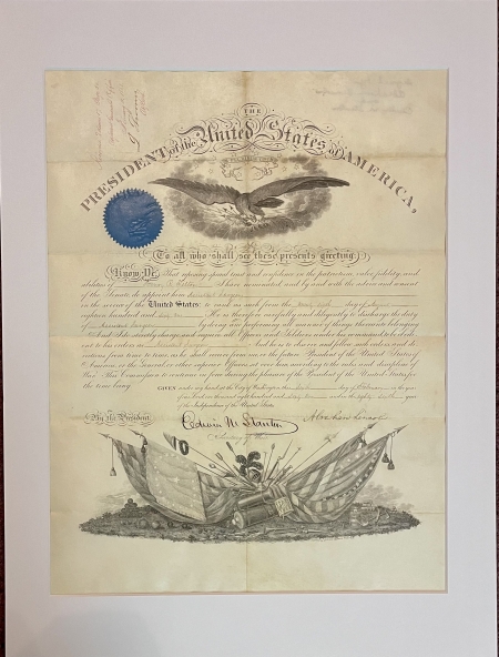 Documents & Autographs ABRAHAM LINCOLN-STANTON SIGNED PRESIDENTIAL APPOINTMENT CERTIFICATE ARMY SURGEON