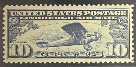 Air Post Stamps SCOTT #C-10, 10c DARK BLUE, PSE GRADED XF 90, MINT OGnh, SMQ = $50