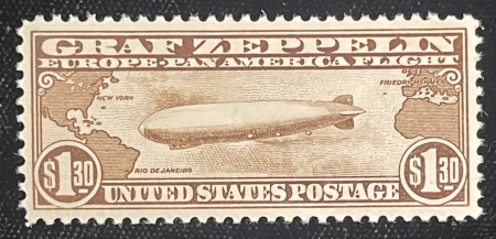 Air Post Stamps SCOTT #C-13, 14 & 15; GRAF ZEPPELIN SET, MOG-NH (C15 SMALL HR), FRESH! CAT $1350