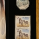 New Store Items CANADA 2004 $2 POLAR BEAR .925 SILVER COIN/STAMP SET-GEM PROOF, WOOD BOX/COA