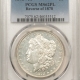 Morgan Dollars 1878 7TF MORGAN DOLLAR, REVERSE OF 1878 – PCGS MS-64, BLAST WHITE