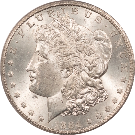 Morgan Dollars 1884-CC MORGAN DOLLAR – PCGS MS-63 (GSA/MCCLAREN ON PCGS LABEL)