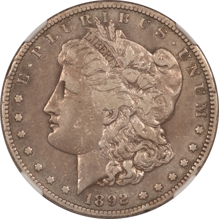 Dollars 1892-S MORGAN DOLLAR – NGC VF-20, TOUGHER DATE!
