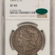 Morgan Dollars 1892-CC MORGAN DOLLAR – PCGS MS-62, BLAST WHITE!