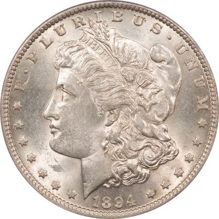 Morgan Dollars 1894 MORGAN DOLLAR – PCGS MS-61, WHITE & NICE!