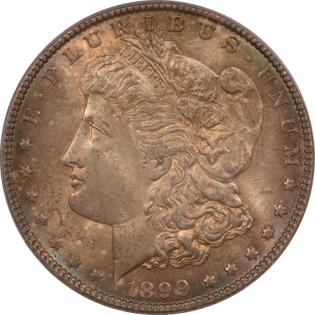 Morgan Dollars 1899 MORGAN DOLLAR – PCGS MS-64, ORIGINAL! LOW MINTAGE DATE!