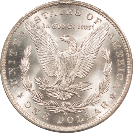Morgan Dollars 1899-O MORGAN DOLLAR – PCGS MS-66, BLAZING WHITE W/ A PUFFY CHEEK!