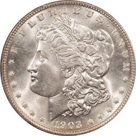 CAC Approved Coins 1903 MORGAN DOLLAR – PCGS MS-66+, BLAST WHITE, PREMIUM QUALITY++ & CAC APPROVED!
