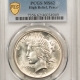New Certified Coins 1921 PEACE DOLLAR, HIGH RELIEF – PCGS AU-58, FRESH & FLASHY, KEY-DATE!