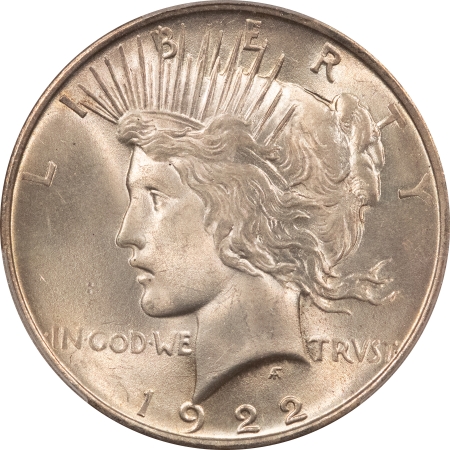 New Certified Coins 1922 PEACE DOLLAR – PCGS MS-65, LOOKS MS-66! PREMIUM QUALITY!