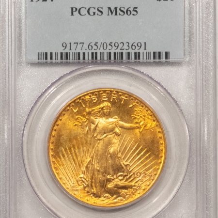 New Store Items 1924 $20 ST GAUDENS GOLD – PCGS MS-65, REALLY PRETTY!