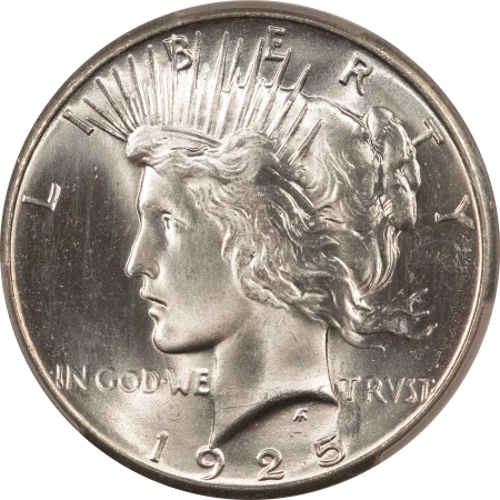 New Certified Coins 1925 PEACE DOLLAR – PCGS MS-66, BLAST WHITE, BOOMING LUSTER!
