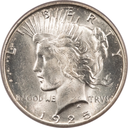 New Certified Coins 1925-S PEACE DOLLAR – PCGS MS-64, BLAST WHITE & LUSTROUS!