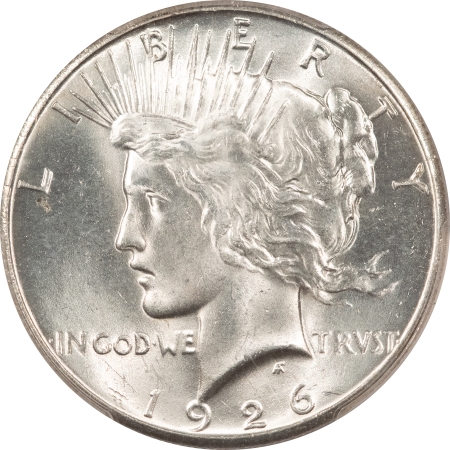 New Certified Coins 1926 PEACE DOLLAR – PCGS MS-65, BLAST WHITE GEM!