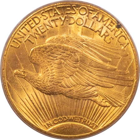 $20 1927 $20 ST GAUDENS GOLD – PCGS MS-64, LUSTROUS!