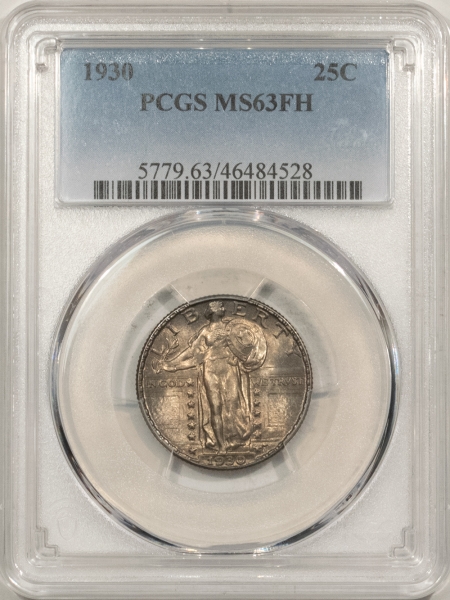 New Certified Coins 1930 STANDING LIBERTY QUARTER – PCGS MS-63 FH, TONED & CHOICE!