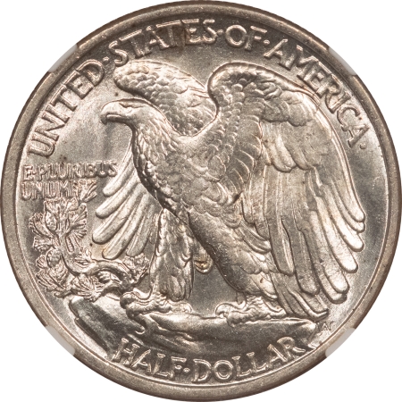 New Certified Coins 1938 WALKING LIBERTY HALF DOLLAR – NGC MS-64, BLAST WHITE, PREMIUM QUALITY!