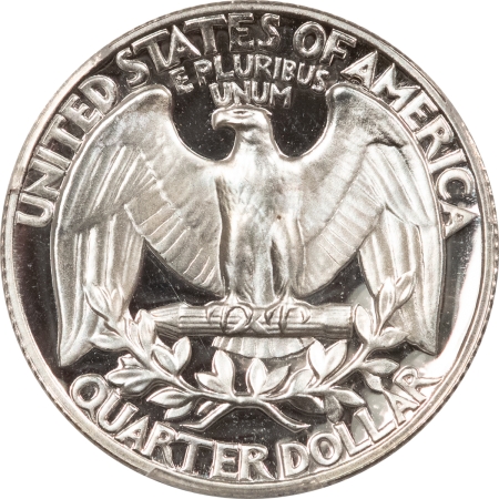 New Certified Coins 1960 PROOF WASHINGTON QUARTER – PCGS PR-67+ DCAM BLACK/WHITE, VIRTUALLY PERFECT!