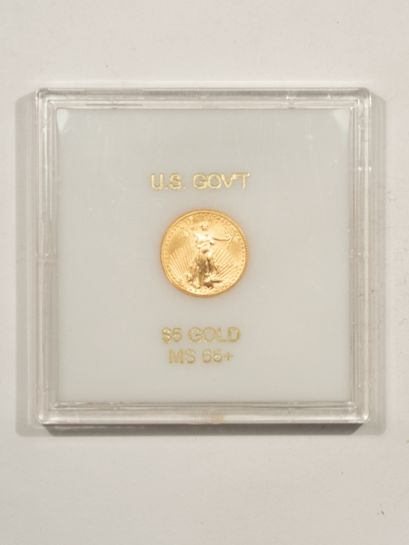American Gold Eagles 2004 $5 1/10 OZ AMERICAN GOLD EAGLE GEM BU, IN DELUXE DISPLY CASE, PRISTINE!