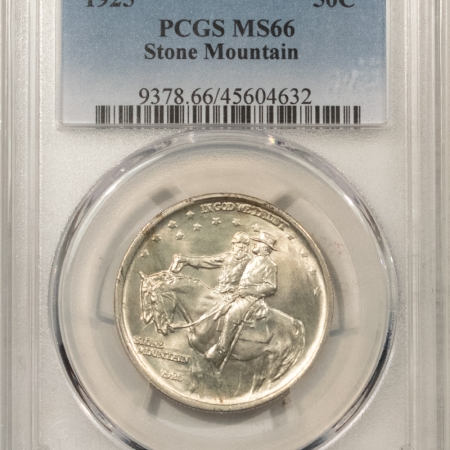 U.S. Certified Coins 1925 STONE MOUNTAIN COMMEMORATIVE HALF DOLLAR – PCGS MS-66, CLOSE TO 67, PQ!