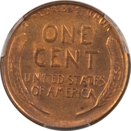 Lincoln Cents (Wheat) 1924-D LINCOLN CENT – PCGS MS-63 RB, CHOICE! VERY TOUGH DATE!