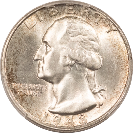 New Certified Coins 1948-S WASHINGTON QUARTER – PCGS MS-66, WHITE