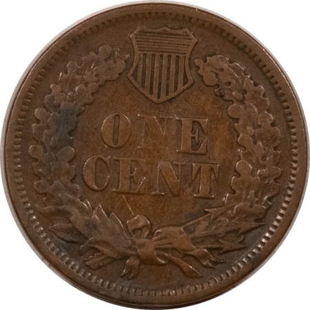 Indian 1864-L INDIAN CENT, SNOW-10b, 180 DEGREE ROTATED REVERSE, PLEASING CIRCULATED!
