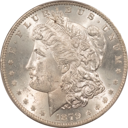 Dollars 1879-O MORGAN DOLLAR – PCGS MS-63, FLASHY WHITE & WELL-STRUCK