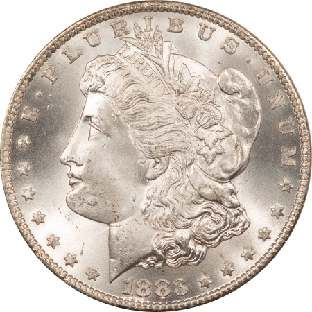 Morgan Dollars 1883-CC MORGAN DOLLAR GSA – NGC MS-64 W/ BOX & COA, PREMIUM QUALITY!