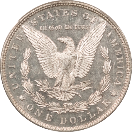 Morgan Dollars 1896 MORGAN DOLLAR – PCGS MS-63 DMPL, WHITE, GREAT CONTRAST!