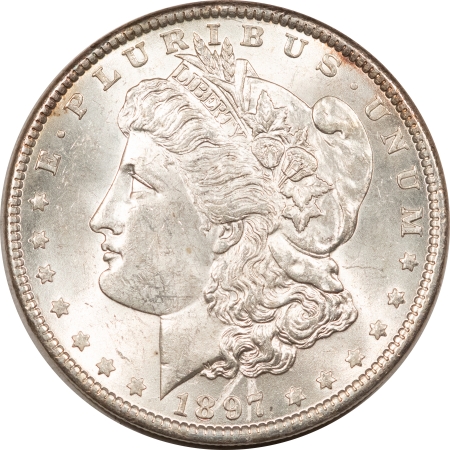 Morgan Dollars 1897 MORGAN DOLLAR – NICE WHITE UNCIRCULATED