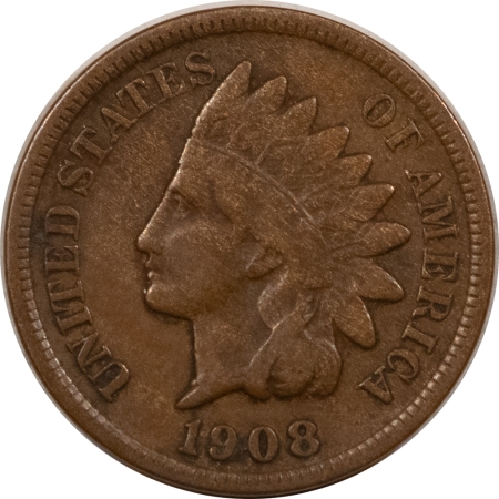 New Store Items 1908-S INDIAN CENT, PLEASING CIRCULATED EXAMPLE