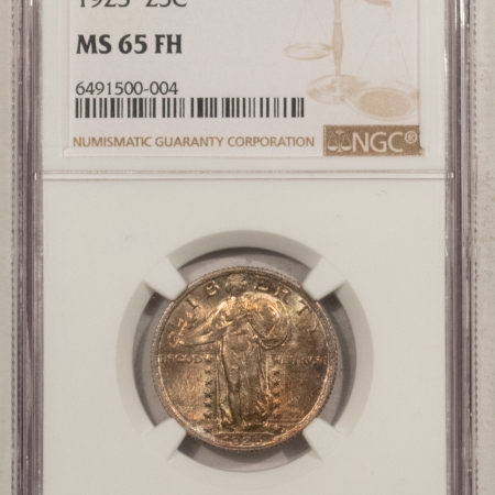 U.S. Certified Coins 1925 STANDING LIBERTY QUARTER – NGC MS-65 FH, REALLY PRETTY & PQ!