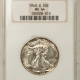 New Certified Coins 1933-S WALKING LIBERTY HALF DOLLAR – NGC MS-62 WHITE, UNTONED, PREMIUM QUALITY!