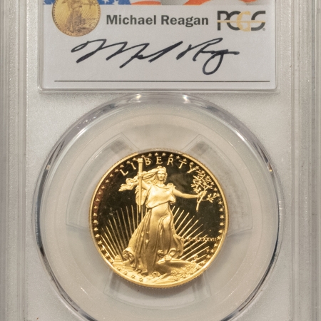 New Store Items 1987-P $25 1/2 OZ PROOF AMERICAN GOLD EAGLE REAGAN LEGACY SERIES PCGS PR-69 DCAM