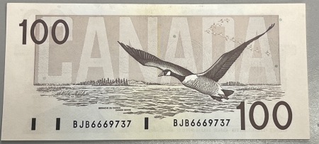 Other Numismatics 1988 CANADA $100 “BANK OF CANADA” NOTE #BC-60a-i, B/J, CHOICE CU & FRESH!