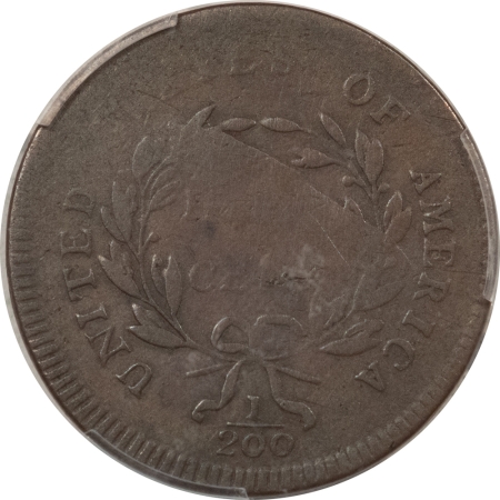 Liberty Cap Half Cents 1795 LIBERTY CAP HALF CENT, PLAIN EDGE, NO POLE – PCGS VG-10, WHOLESOME & NICE!