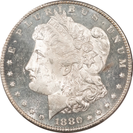 Morgan Dollars 1880/9-S MORGAN DOLLAR – PCGS MS-64 DMPL, DEEP, PREMIUM QUALITY!