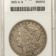 Morgan Dollars 1897 MORGAN DOLLAR – PCGS MS-66, FRESH ORIGINAL WHITE & NICE!