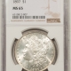 New Certified Coins 1922-S PEACE DOLLAR NGC MS-64, PREMIUM QUALITY!