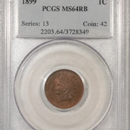 Indian 1899 INDIAN CENT – PCGS MS-64 RB