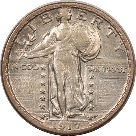 U.S. Uncertified Coins 1917-D TY II STANDING LIBERTY QUARTER – HIGH GRADE EXAMPLE