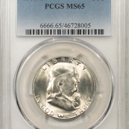 U.S. Certified Coins 1953-S FRANKLIN HALF DOLLAR – PCGS MS-65