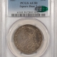 Capped Bust Quarters 1811 CAPPED BUST HALF DOLLAR, LARGE 8 – PCGS AU-58, FRESH & FLASHY!