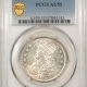 CAC Approved Coins 1827 CAPPED BUST HALF DOLLAR, SQUARE BASE 2 – PCGS AU-50, ORIGINAL, NICE & CAC!