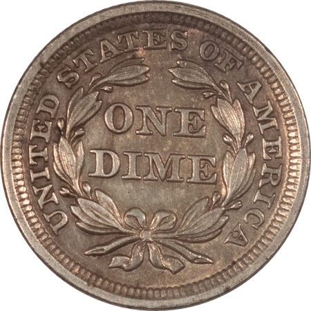 Dimes 1850 LIBERTY SEATED DIME – NICE HIGH GRADE COIN, CLOSE TO UNCIRCULATED
