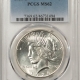 New Certified Coins 1922-S PEACE DOLLAR – PCGS MS-62, PRETTY!