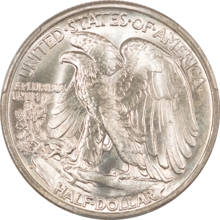 CAC Approved Coins 1938-D WALKING LIBERTY HALF DOLLAR PCGS MS-65+, BLAZING WHITE, PQ, CAC APPROVED!