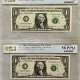 New Store Items 1988-A $1 FRN WEB PRESS ATLANTA FR1917F F-N 2 CONSEC NOTES PCGS CHOICE UNC 64