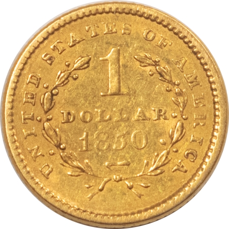$1 1850 $1 GOLD DOLLAR – HIGH GRADE CIRCULATED W/ A NICE LOOK!